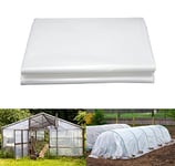 LINSOCLE 2m x 3m Bâche de Serre, Film Polyéthylène de Bonne Qualité, Film de Serre Tunnel pour Couvrir Les Jardin, Légumes und Tomate(100gsm)