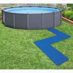 Intex 8x Bâches de Sol de Piscine Coussin de Protecteur Revêtement Tente Spa