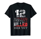 12th Wedding Anniversary Gift For Wife Husband Couple Shirts T-Shirt