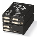 Black box BLACK BOX KVM EXTENDER - DVI-D, USB, DUAL-ACCESS, AUDIO, RS-232, SINGLE-MODE FIBER (ACS4022A-R2-SM)