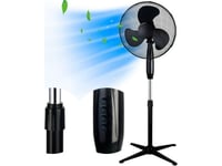 Extralink Bryza Esf-40D-Bl Black | Pedestal Fan | 3 Blades, 3 Speeds