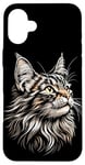 Coque pour iPhone 16 Plus Maine Coon Chat Cat Amoureux des Chats Maine Coon Doux