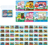 Cartes De Jeu Nfc Tag Pour Acnh New Horizons Sanrio Switch / Switch Lite / Wii U Avec Étui De Rangement (;6 Pcs +50 Pcs);