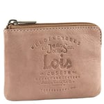 Lois - Porte Monnaie Homme Cuir Souple Petit Format - Petit Porte Monnaie Homme - Bourse Porte Monnaie Multi Rangements Anti RFID. Porte Carte Cuir., Marron