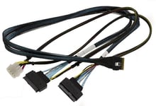 KALEA-INFORMATIQUE Cordon câble PCIe 4.0 avec connecteurs Slim SAS SFF-8654 8i 74 broches vers 2x SFF-8639 68 pin U2 U3 longueur 70cm