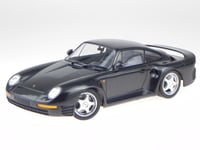 Porsche 959 1987 gris metallic véhicule miniature 155066205 Minichamps 1:18