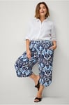 Zizzi - Byxor vWisma Culotte Pants - Blå