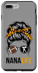 iPhone 7 Plus/8 Plus Nana Life Messy Bun Hair Funny Football Cheer Nana Granny Case