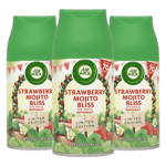 Air Wick Freshmatic Refills Strawberry Mojito Bliss Automatic Spray 250ml x3