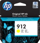 HP 912 Cartouche d'encre jaune authentique