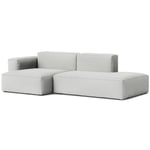 HAY-Mags Soft Low 2,5-personers Sofa Comb. 3 Venstre Divan, Hallingdal 116 / Lysegrå Syning