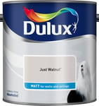 Dulux Matt Interior Walls & Ceilings Emulsion Paint 2.5L - Just Walnut