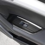 HJPOQZ Garniture de décoration de Panneau de Boutons de Levage de vitre de Voiture, adaptée pour Audi Q5 FY 2018 2019 Accessoires intérieurs en Acier Inoxydable LHD