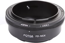 Fotga Bague d'adaptation pour objectif Canon FD FL vers Sony E Mount NEX-C3 NEX-5N NEX-7 NEX-VG900 a7 a7S a7R a7II a7SII a7RII A7III A7RIII A7SIII A9 a6500 a6300 a6000 a5100 a5000 0A35 00.[G1300]