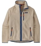 Patagonia Retro Pile Jacket - Dark Natural W/Utility Blue