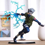 Figurine-YIBUJIAZU Naruto Raikiri Chidori Exécutant Le Modèle Flagwood Kakashi, 25cm, Objets De Collection De Fans