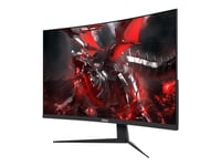 MSI G321CU - LED-skärm - spel - böjd - 32" (31.5" visbar) - 3840 x 2160 4K @ 144 Hz - VA - 300 cd/m² - 3000:1 - 1 ms - 2xHDMI, 2xDisplayPort, USB-C