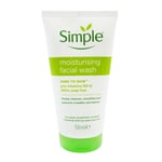 SIMPLE MOISTURISING FACIAL WASH 150ML 3 PACK