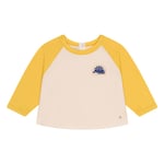 Petit Bateau Blockfärgad Babytröja Gul | Gul | 3 months