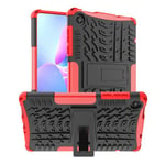 Lenovo Tab M8 (4th Gen) TB300 Heavy Duty Case Red