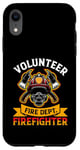 Coque pour iPhone XR Emblème de pompier Brave Hero Fire Dept