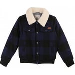 Veste enfant Timberland  Veste  junior Bleu et Noir à carreaux - w19-641B