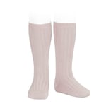 Cóndor knestrømper ribb – rosa empolvado - 6