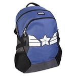 CERDÁ LIFE'S LITTLE MOMENTS Sac à Dos Sport Capitan America Idéal pour Transporter Tous Vos Équipements Sportifs dans Ses 3 Compartiments Spacieux, Mixte Enfant, Multicolore, Taille Unique