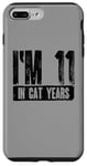 iPhone 7 Plus/8 Plus I'm 11 In Cat Years 60th Birthday Age Joke Case