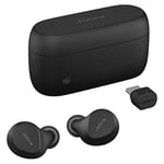 Jabra Evolve2 Buds True Wireless In-Ear Bluetooth with Active Noise Cancellation, MultiSensor Voice Technology and Wireless Charging Pad - MS Teams Certified, works with all other platforms - Black