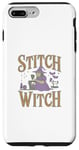 Coque pour iPhone 7 Plus/8 Plus Stitch Witch – Citation humoristique d'égout