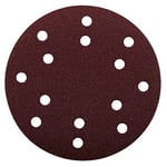 kwb Disque abrasif Ø 150 mm en corindon supérieur avec grain 240, changement sans outil, liant en résine synthétique de haute qualité et support en papier renforcé, pour le ponçage du bois et du métal