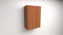 Alfredo Calandrelli Armoire murale en différentes couleurs et en différentes tailles comprenant 1 porte d'envoi par kit les mesures sont entendues hauteur x largeur x profondeur (90 x 45 x 33, noyer)