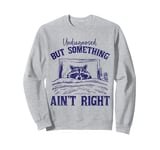 Undiagnosed But Something Ain't Right Funny Raccoon Saying Sweatshirt