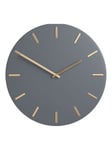 John Lewis Arne Brass Dial Analogue Wall Clock, 45cm