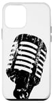 Coque pour iPhone 12 mini Microphone vocal dynamique rétro