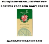 BIOTIQUE BIO SAFFRON DEW AGELESS FACE & BODY CREAM FOR YOUTH FULL SKIN (50 GRAM)