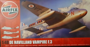 Airfix De Havilland Vampire A06107 Model Kit 1:48 Skill Level 2 NEW