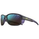 Julbo Montebianco 2 - Reactiv Performance 2-4 - Lunettes de soleil Noir Mat Reactiv 2-4 DL Yellow / Brown Blue Flash