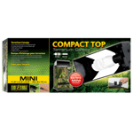 Compact Top Light - Fluorescent Terrarium Canopy Black 30 x 15 x 9 cm - Matelijat - Terraariovalaistus - Valaisimet - Exoterra