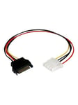 StarTech.com SATA to Molex LP4 Power Cable Adapter