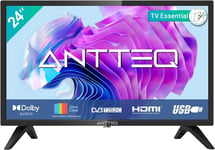 Ab24F1D Télévision 24 Pouces (Tv 60 Cm),Triple Tuner Dvb-C/T2/S2, Ci+, Connexion Pc Vga, Hdmi, Lecteur Multimédia Via Usb, Sortie Dolby Audio Numérique, Mode Hôtel Inclus[YIN144295]