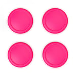 eXtremeRate PlayVital Switch Joystick Caps, Switch Lite Thumbstick Caps, Silicone Analog Cover for Switch OLED Joycon Thumb Grip Rocker Caps for Nintendo Switch & Switch Lite - Bright Pink