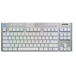 Logitech G G915 TKL Clavier RF sans Fil + Bluetooth QWERTZ Allemand Blanc