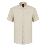 Chemise Manches Courtes Armani Exchange Shirt Beige