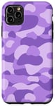 Coque pour iPhone 11 Pro Max Violet Camouflage Branché Chasse Camouflage Mignon y2k