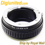 Leica R L/R LR lens to Canon EOS R RF mount mirrorless macro helicoid adapter