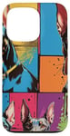 Coque pour iPhone 13 Pro Design pop art de chien Doberman cool pour les propriétaires et les fans de chiens