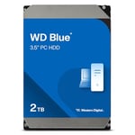 WD Blue 2To Disque dur Interne 3.5" pour PC, 7200 RPM Class, SATA 6 GB/s, 256MB Cache, Garantie 2 ans