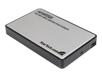 StarTech.com "Boîtier USB 2.0 pour Disque Dur Micro SATA 1.8"" - Boîtier Externe HDD" - Boitier externe - 1.8" - SATA 1.5Gb/s - 150 Mo/s - USB 2.0 - noir, argent - pour P/N: USB2HAUBY1...